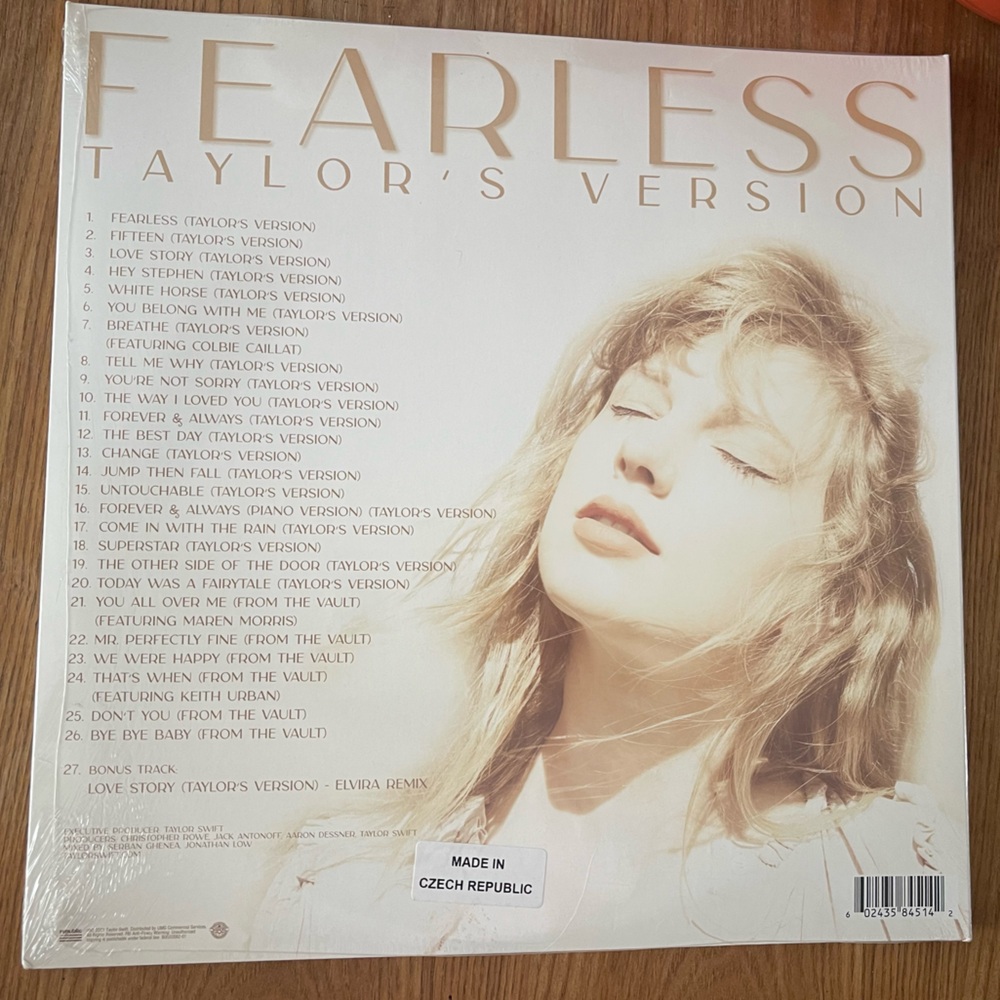 Taylor Swift Fearless (Taylor’s Version) Vinyl Record Sealed Target Exclusive - Picture 3 of 3